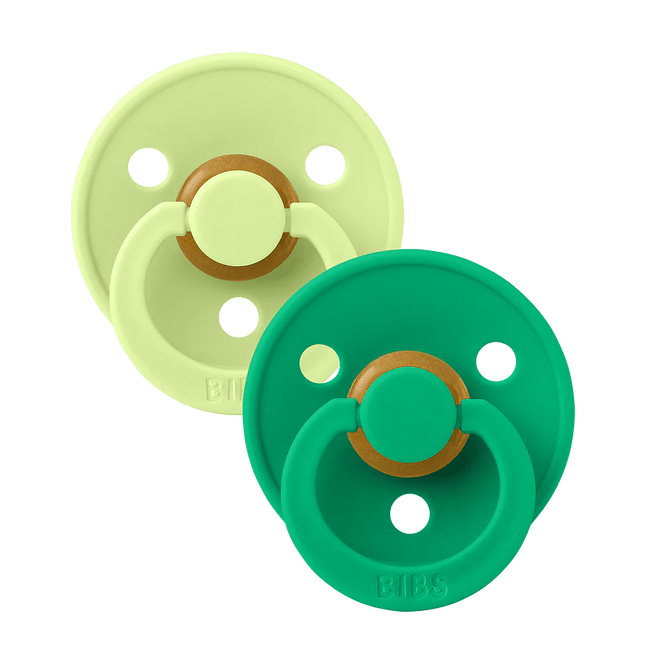 BIBS Spenen Maat 2 Colour Latex Matcha/Cactus 2st koop je bij Babywinkel