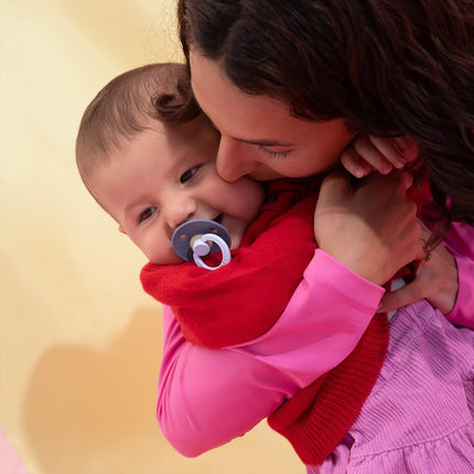 BIBS Spenen Pacifier Studio Fusion 2 pack Baby blue/petrol Speenmaat 2 koop je bij Babywinkel