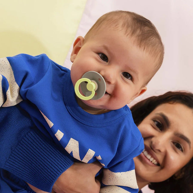 BIBS Spenen Pacifier Studio Fusion 2 pack Sage/Hunter green Maat 2 koop je bij Babywinkel