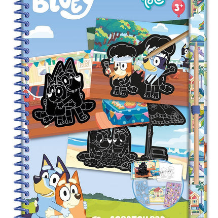 Bluey Knutsel Boek Kraskaarten - Babywinkel - 8714274290112