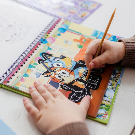 Bluey Knutsel Boek Kraskaarten - Babywinkel - 8714274290112