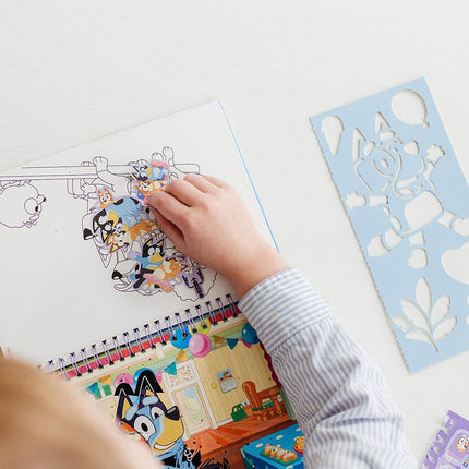 Bluey Knutsel Boek Kraskaarten - Babywinkel - 8714274290112