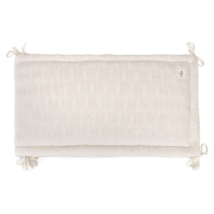 Boxbumper 180x30cm Grain Knit - Oatmeal - Babywinkel - 8717329377653