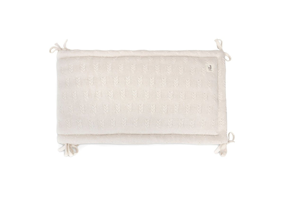 Boxbumper 180x30cm Grain Knit - Oatmeal - Babywinkel - 8717329377653