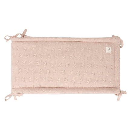Boxbumper 180x30cm Grain Knit - Wild Rose - Babywinkel - 8717329377646