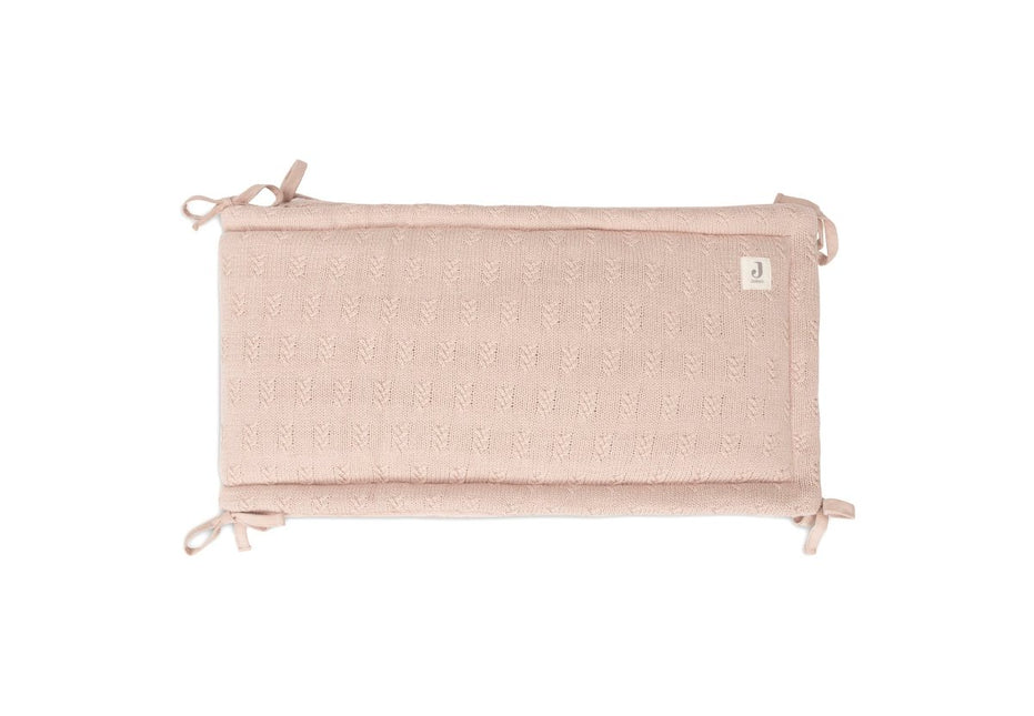 Boxbumper 180x30cm Grain Knit - Wild Rose - Babywinkel - 8717329377646