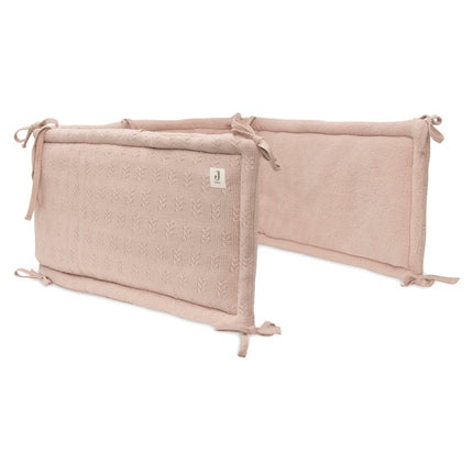Boxbumper 180x30cm Grain Knit - Wild Rose - Babywinkel - 8717329377646
