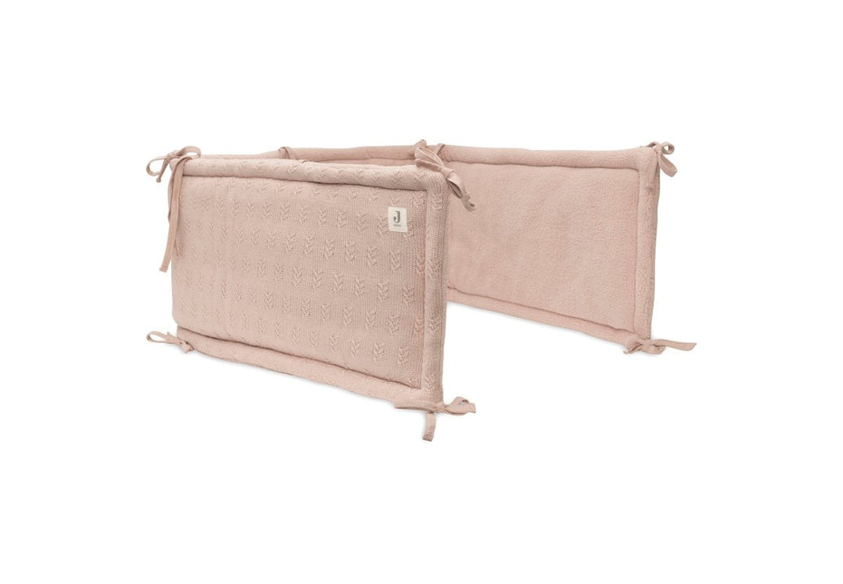 Boxbumper 180x30cm Grain Knit - Wild Rose - Babywinkel - 8717329377646