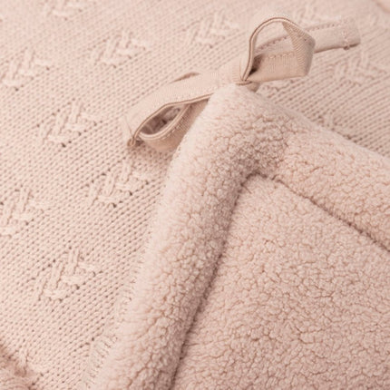 Boxbumper 180x30cm Grain Knit - Wild Rose - Babywinkel - 8717329377646