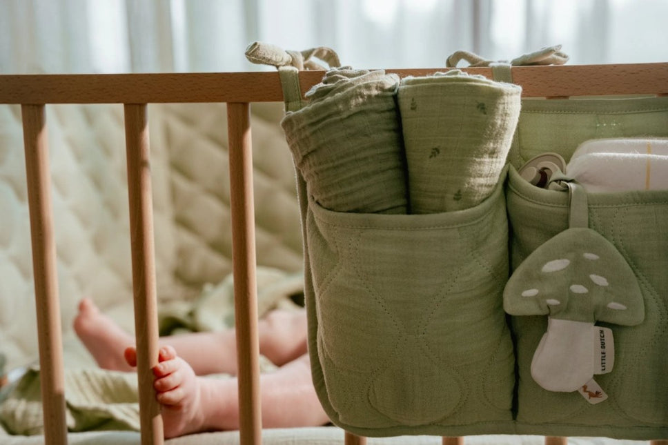 Little Dutch Boxbumper Pure Sage koop je bij Babywinkel