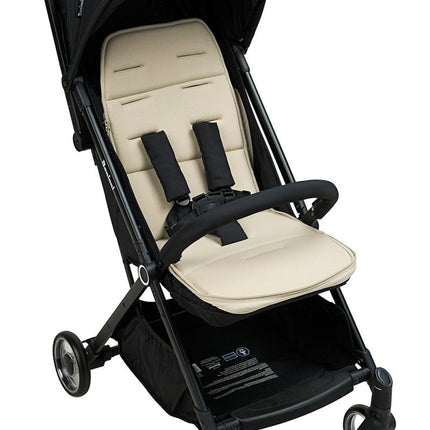 Buggy voetenzak en inlegger pre - washed hydrofiel Uni - sand - 45x130cm (2 - in - 1) - Babywinkel - 4054703803334