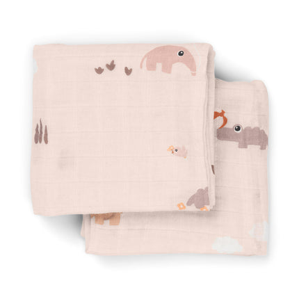 Burp cloth 2 - pack Playground - Babywinkel - 5712643055075