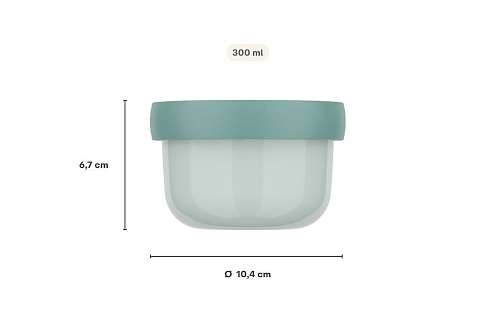 Mepal Fruitbox Campus Coolblue Met Vork 300Ml koop je bij Babywinkel