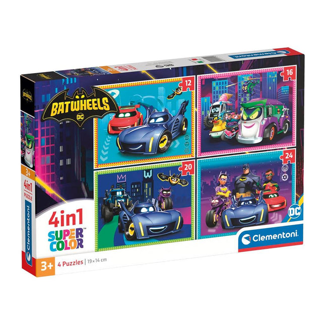 Clementoni Puzzel Batwheels 4 In 1 koop je bij Babywinkel