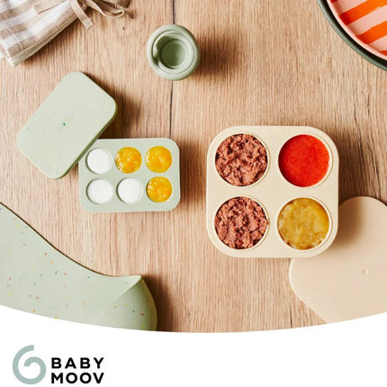 Babymoov Set Siliconen bakjes + Knabbelaar