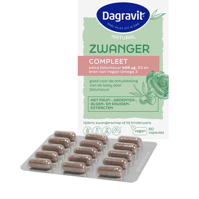 Dagravit Zwangerschapsvitamines 60 Capsules - Dagravit - Babywinkel - 8711744055189