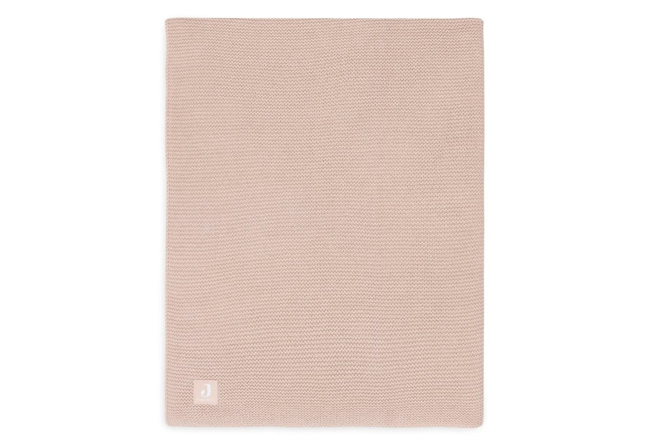 Jollein Ledikantdeken Basic Knit Wild Rose 100X150Cm koop je bij Babywinkel