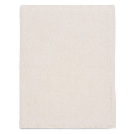 Deken Ledikant 100x150cm Grain Knit - Oatmeal - Babywinkel - 8717329377691
