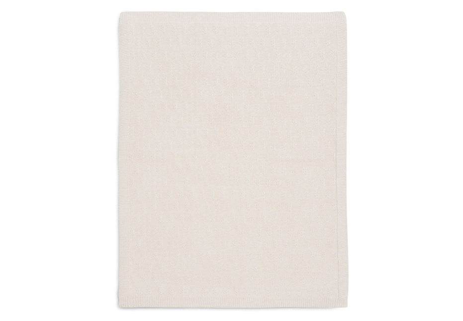 Deken Ledikant 100x150cm Grain Knit - Oatmeal - Babywinkel - 8717329377691