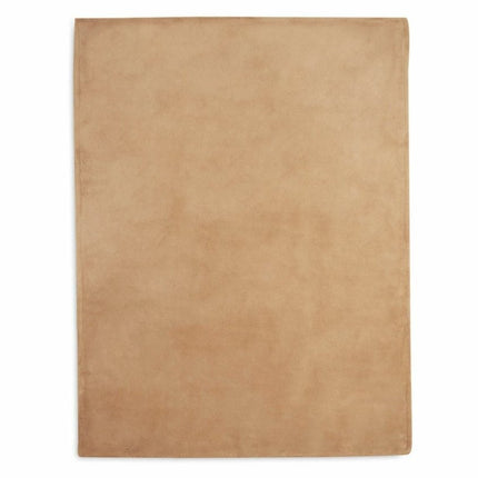 Deken Wieg 75x100cm Basic Knit - Biscuit/Fleece - Babywinkel - 8717329368088