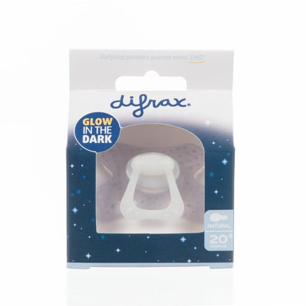 Difrax Speen 20+ Natural Nacht Glow In The Dark - Difrax - Babywinkel - 8711736562589