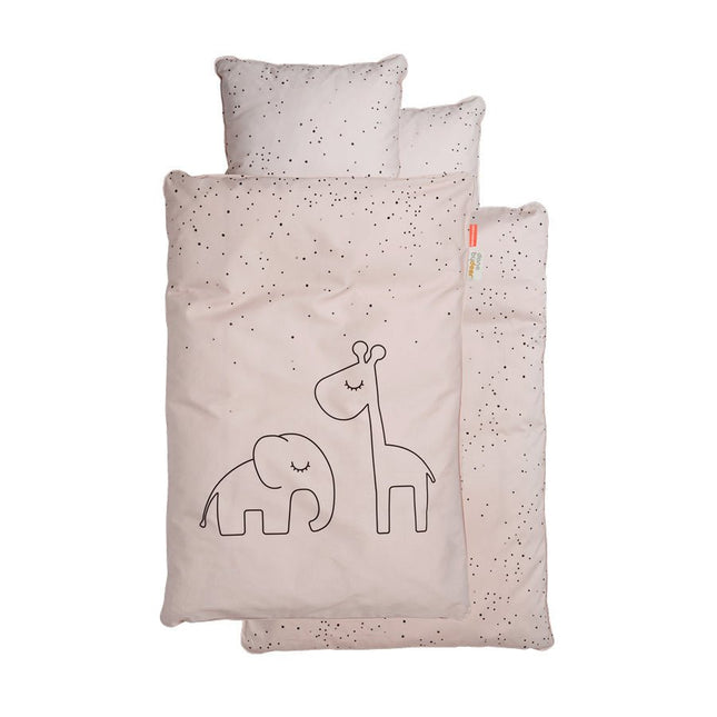 Done by Deer Dekbedovertrek Dreamy Dots Powder 70x80cm koop je bij Babywinkel