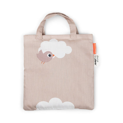 Done by Deer Dekbedovertrek Happy Clouds Powder 100x130cm - Done by Deer - Babywinkel - 5712643046486