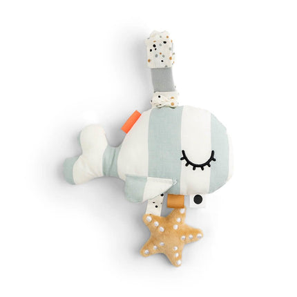 Done by Deer Hangspeeltje Set Sea Friends Blue/Mustard 2st - Done by Deer - Babywinkel - 5712643034100