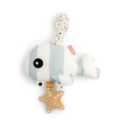 Done by Deer Hangspeeltje Set Sea Friends Blue/Mustard 2st - Done by Deer - Babywinkel - 5712643034100