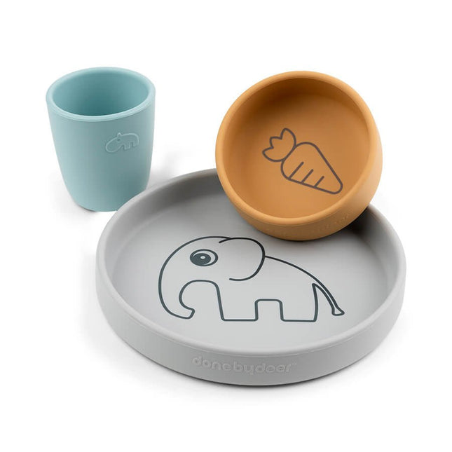 Done by Deer Kinder Servies Set Elphee MixMix 3 - delig - Done by Deer - Babywinkel - 5712643031482