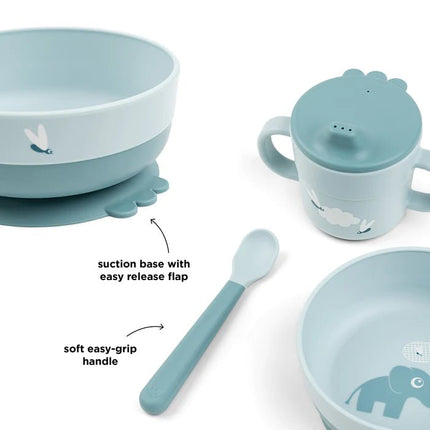 Done by Deer Kinderservies Elphee Blue - Done by Deer - Babywinkel - 5712643051343