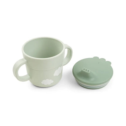 Done by Deer Kinderservies Happy Clouds Green - Done by Deer - Babywinkel - 5712643051312