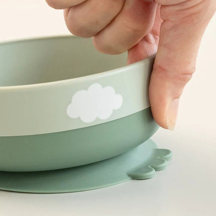 Done by Deer Kinderservies Happy Clouds Green - Done by Deer - Babywinkel - 5712643051312