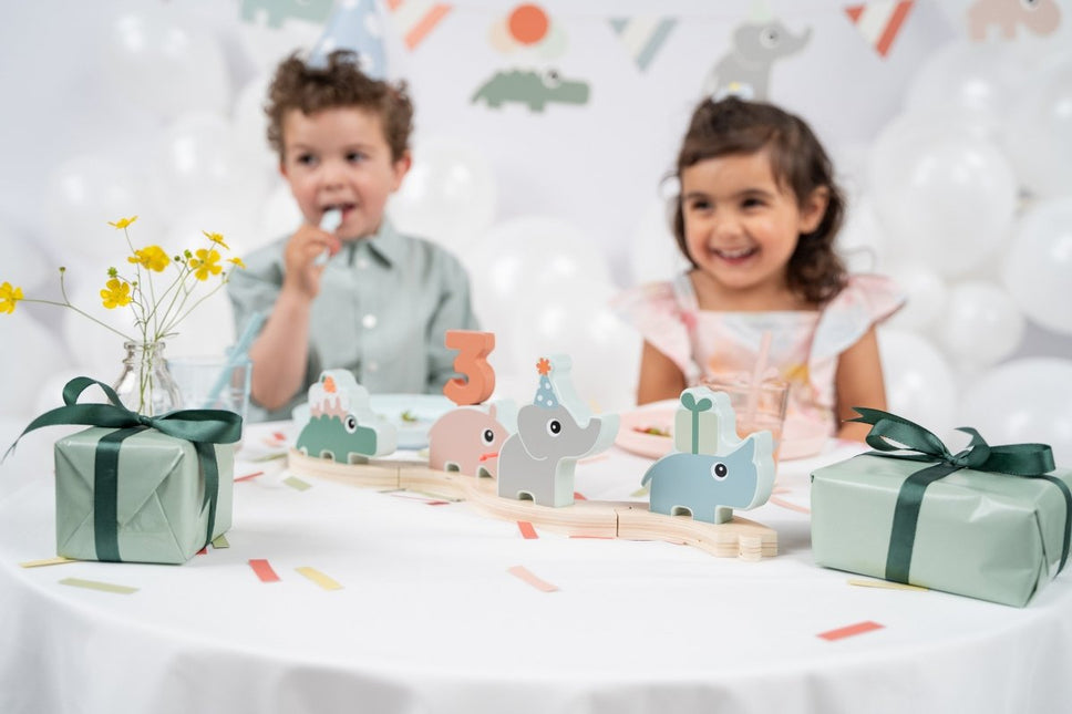 Done by Deer Kinderservies Set Celebration Powder - Done by Deer - Babywinkel - 5712643054573