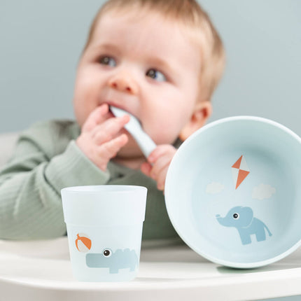 Done by Deer Kinderservies Set Playgrond Blue 3 Pack - Done by Deer - Babywinkel - 5712643053736
