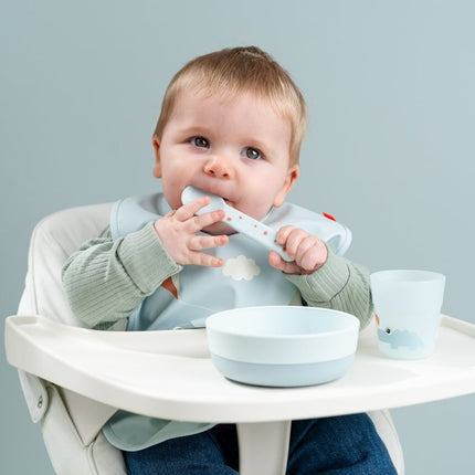 Done by Deer Kinderservies Set Playgrond Blue 3 Pack - Done by Deer - Babywinkel - 5712643053736