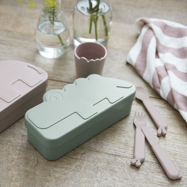 Done by Deer Lunchtrommel Croco Green koop je bij Babywinkel