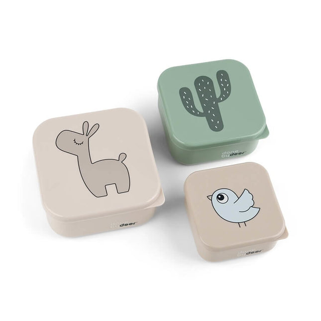 Done by Deer Lunchtrommel Set Lalee Sand Mix 3st koop je bij Babywinkel