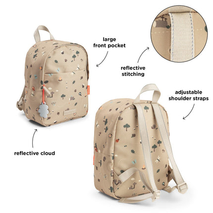 Done By Deer Rugtas Tiny Trails Sand 7,5 liter koop je bij Babywinkel