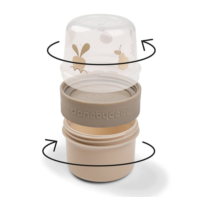 Done by Deer Snackbakje S Birdee Sand 150ml koop je bij Babywinkel