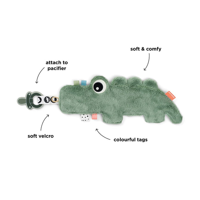 Done by Deer Speendoekje Croco Green koop je bij Babywinkel