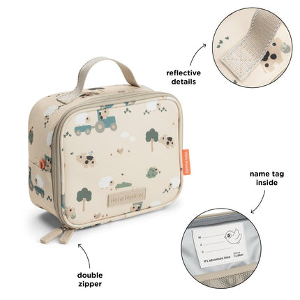 Done By Deer Tiny Thermos Lunchtas Tiny Farm Sand 2,8L koop je bij Babywinkel