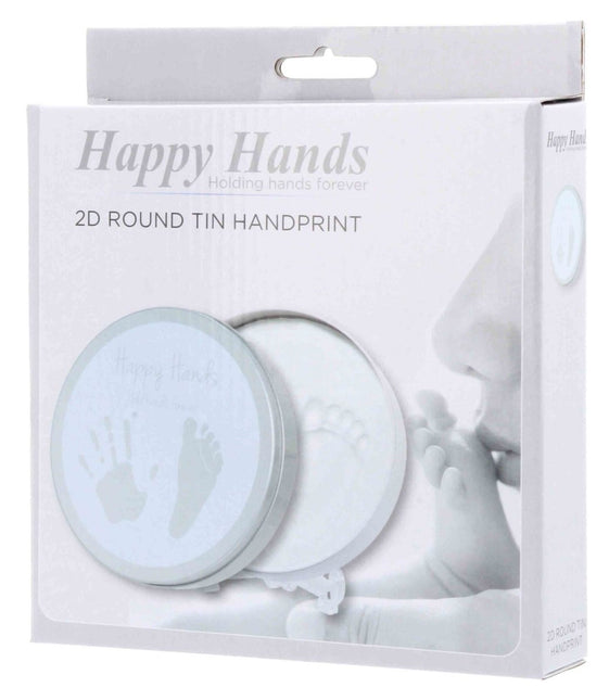 Dooky Afdrukset Happy Hands Rond Klei Blik koop je bij Babywinkel