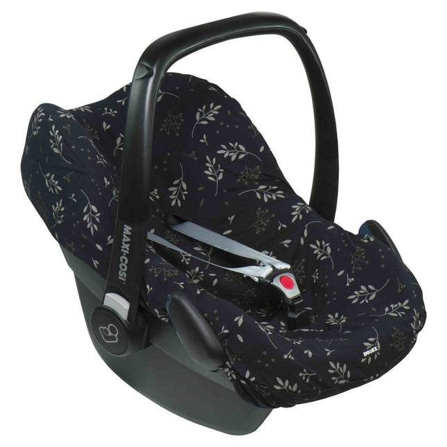 Dooky Autostoelhoes Leaves Black 72cm koop je bij Babywinkel