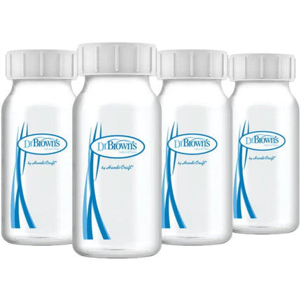 Dr. Brown's Borstvoeding Bewaarflesjes 120ml Smalle Hals 4st - Dr. Brown's - Babywinkel - 072239300954