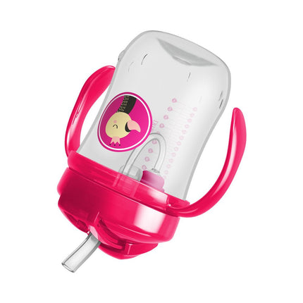 Dr. Brown's Eerste rietjesbeker roze 270ml - Dr. Brown's - Babywinkel - 072239311394