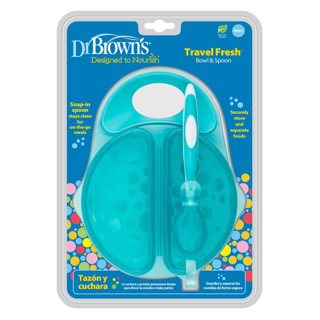 Dr. Brown's Eetkommetje met lepel - Dr. Brown's - Babywinkel - 072239316474
