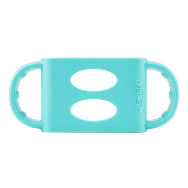 Dr. Brown's Siliconen handles brede halsfles turquoise - Dr. Brown's - Babywinkel - 072239313596