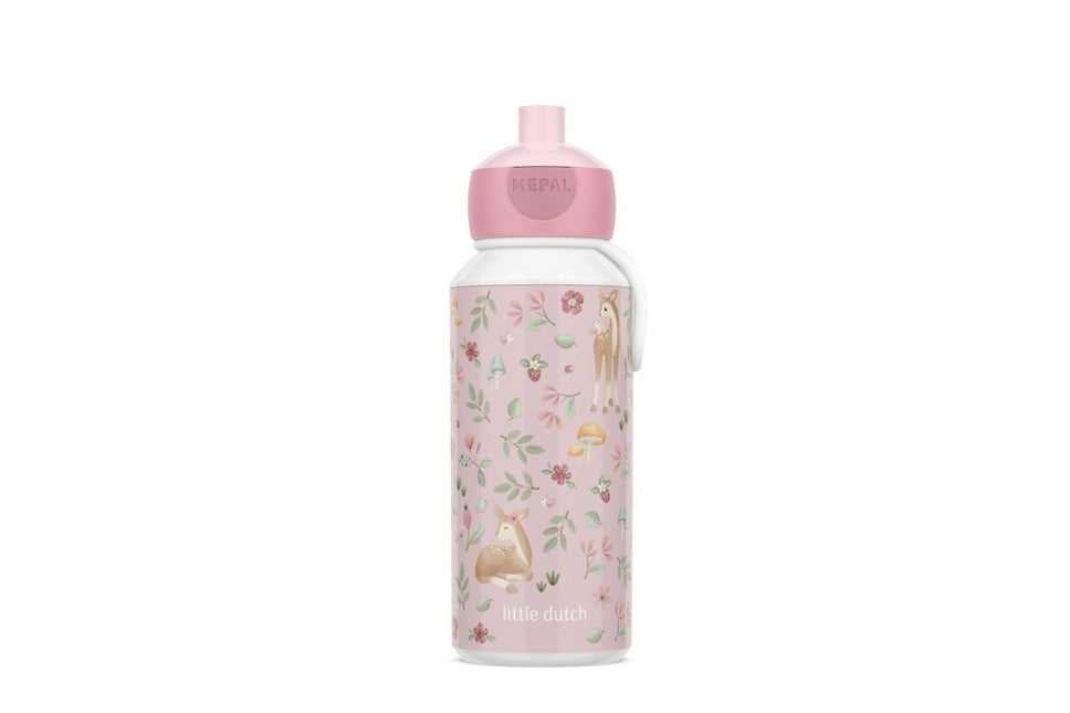 Drinkfles pop - up Campus 400 ml - Fairy Garden - Babywinkel - 8720294048756