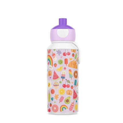 Drinkfles pop - up Campus 400 ml - Food Fest - Babywinkel - 8720294048688
